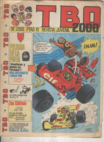 TBO 2000 numero 2068: Formula I (Lopez Ramon) (numerado 3 en trasera)