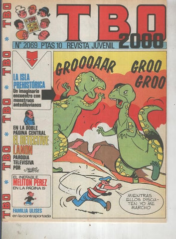 TBO 2000 numero 2069: La isla prehistorica (NIN), (numerado 2 en trasera)