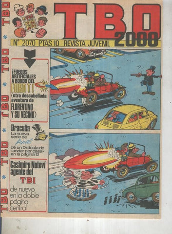 TBO 2000 numero 2070: Ford T (Tillieux) (numerado 2 en trasera)