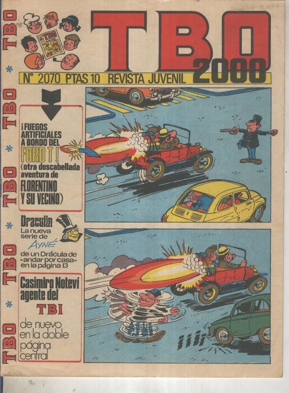 TBO 2000 numero 2070: Ford T (Tillieux) (numerado 4 en trasera)