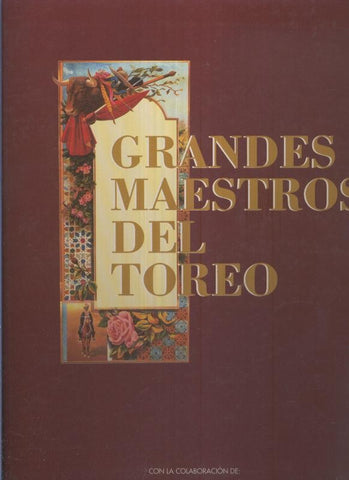 Grandes maestros del toreo , carpeta archivadora