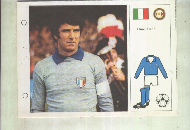 Estrellas del Mundial 82 numero 092: Dino Zoff (Italia)