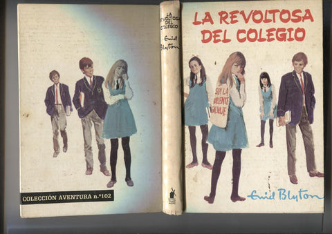 La revoltosa del colegio (marca golpe en cantos cubierta)