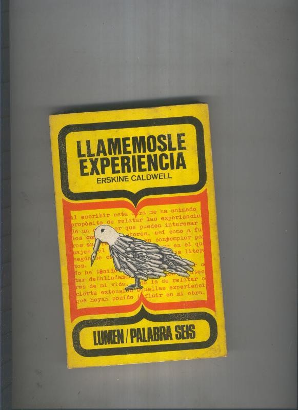 Llamemosle experiencia