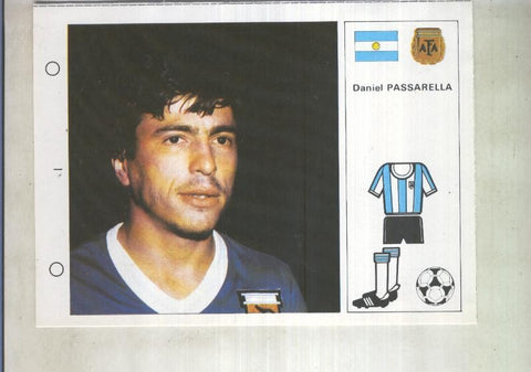 Estrellas del Mundial 82 numero 016: Daniel Passarella (Argentina)