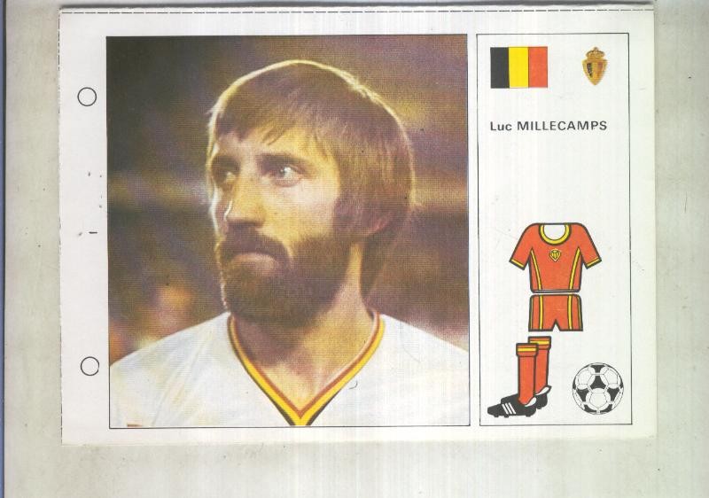 Estrellas del Mundial 82 numero 029: Luc Millecamps (Belgica)
