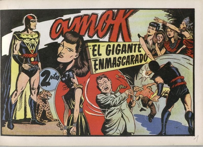 Amok facsimil numero 01: El gigante enmascarado