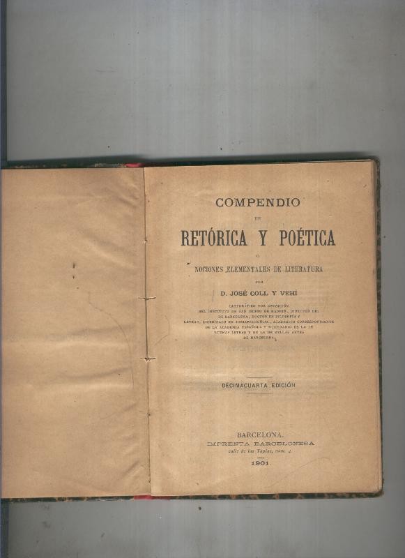 Compendio de Retorica y Poetica