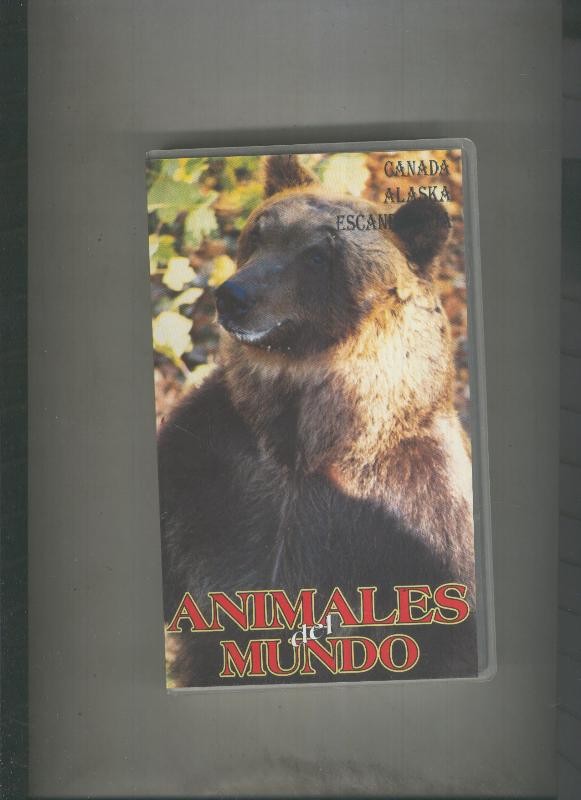 Video VHS: animales del mundo: canada, alaska, escandinavia