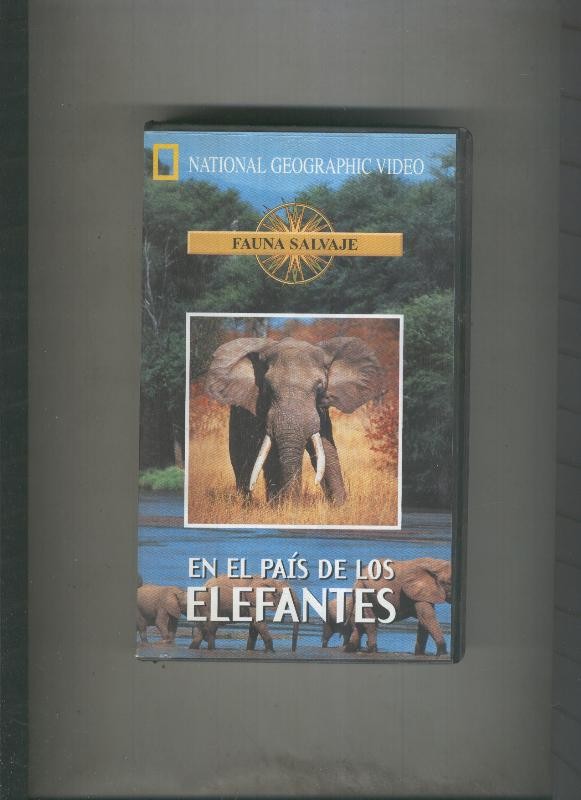 Video VHS: Fauna Salvaje: En el pais de los elefantes