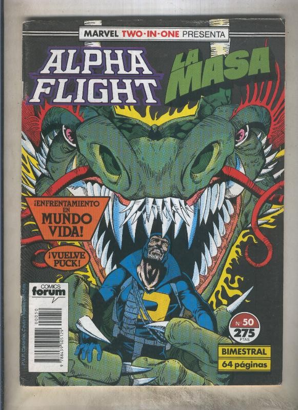 Alpha Flight volumen 1 numero 50 (numerado 2 en trasera)