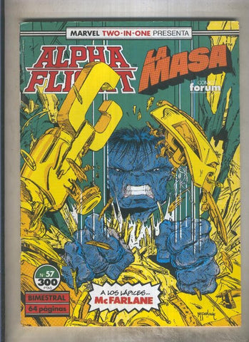 Alpha Flight volumen 1 numero 57 (numerado 2 en trasera)