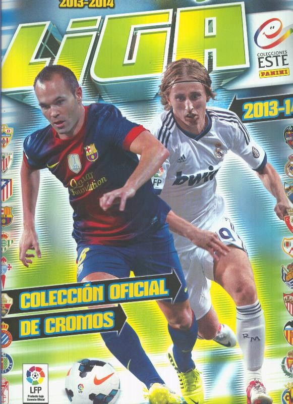 Album de cromos: Liga 2013-2014 (album unicamente, sin ningun cromo)