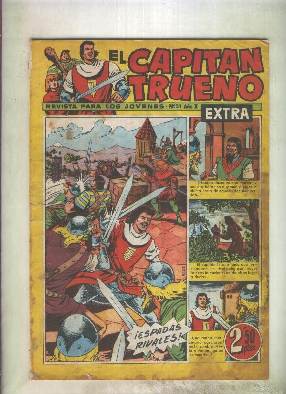 El Capitan Trueno extra numero 051 (aviejado)
