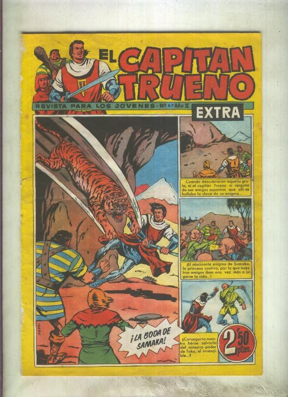 El Capitan Trueno extra numero 067 (aviejado)