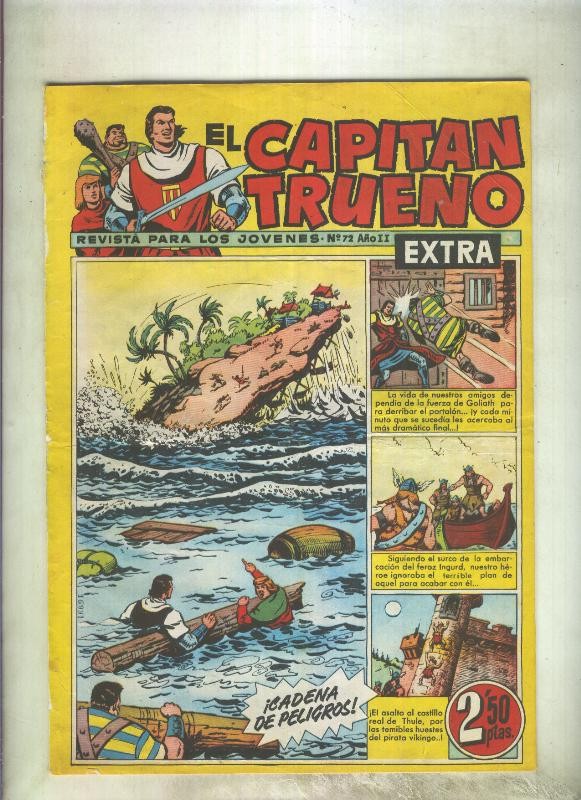 El Capitan Trueno extra numero 072 (aviejado)