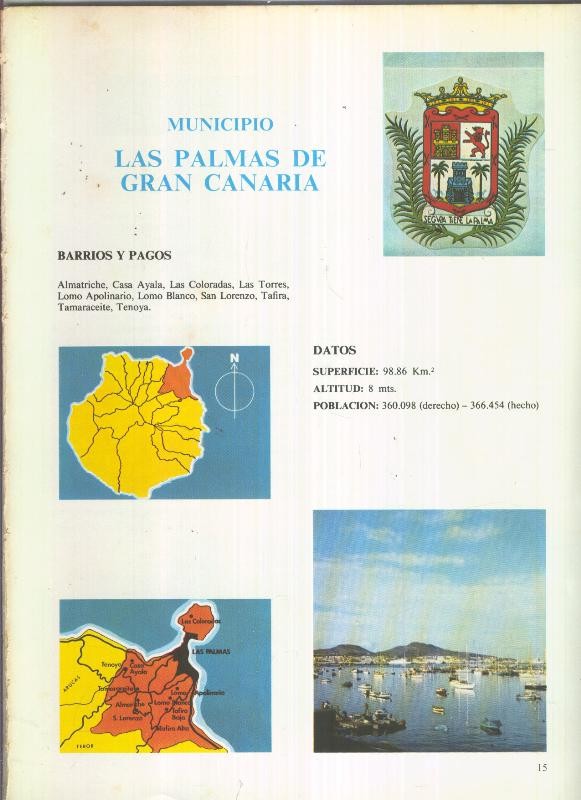 Municipio Canario de Las Palmas de Gran Canaria: 8 paginas, 31 fotos color