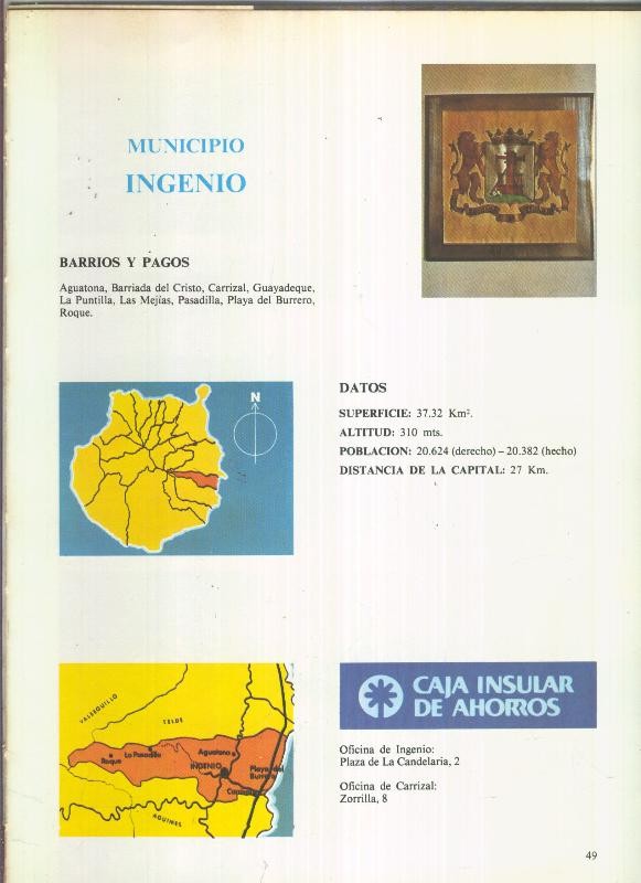 Municipio Canario de Galdar: 4 paginas, 11 fotos color