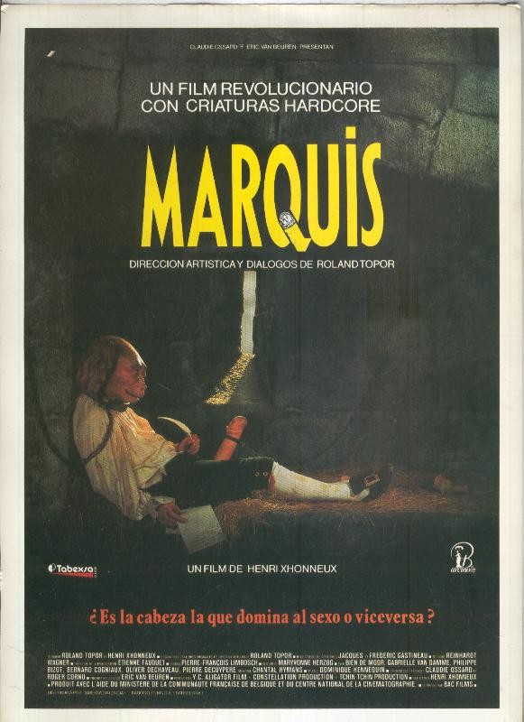 Caratula cine: Marquis, un film revolucionario con criaturas Hardcore