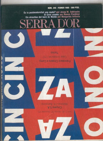 Serra D,Or numero 340