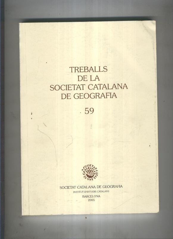Treballs de la Societat Catalana de Geografia numero 59
