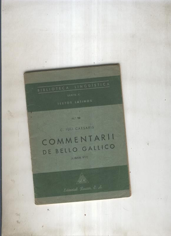 Commentar III de Bello Gallico