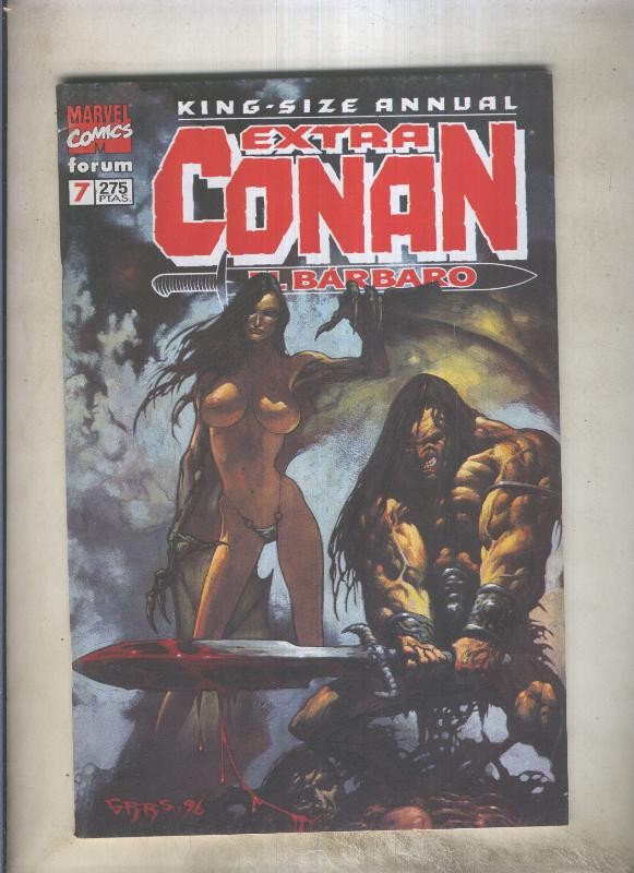 King Size Annual Extra Conan el Barbaro numero 07: La noche negra de la reina blanca