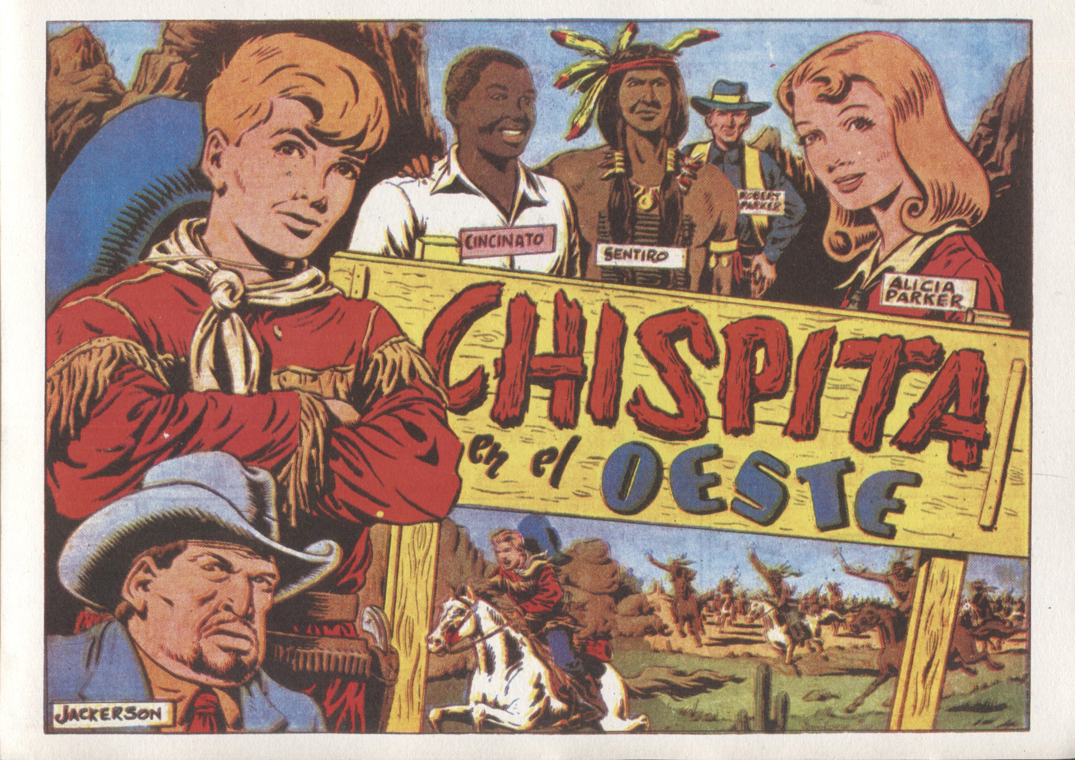 Facsimil: Chispita, segunda aventura, numero 01: En el oeste