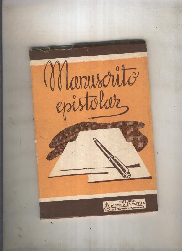 Manuscrito epistolar