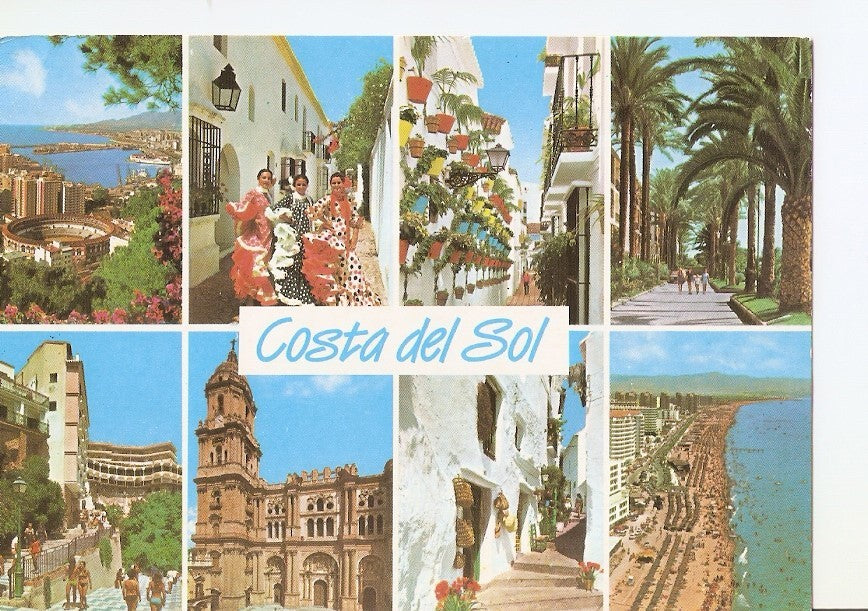 Postal 026585 : Vistas diversas, Costa del Sol