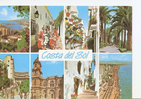 Postal 026585 : Vistas diversas, Costa del Sol