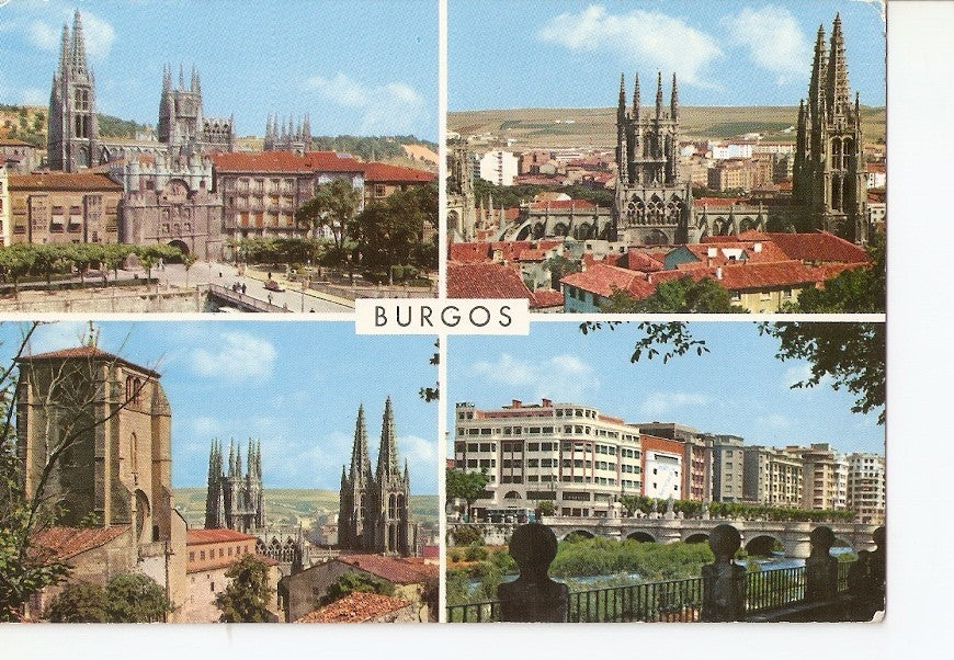 Postal 026589 : Varios aspectos urbanos, Burgos
