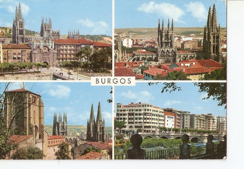 Postal 026589 : Varios aspectos urbanos, Burgos