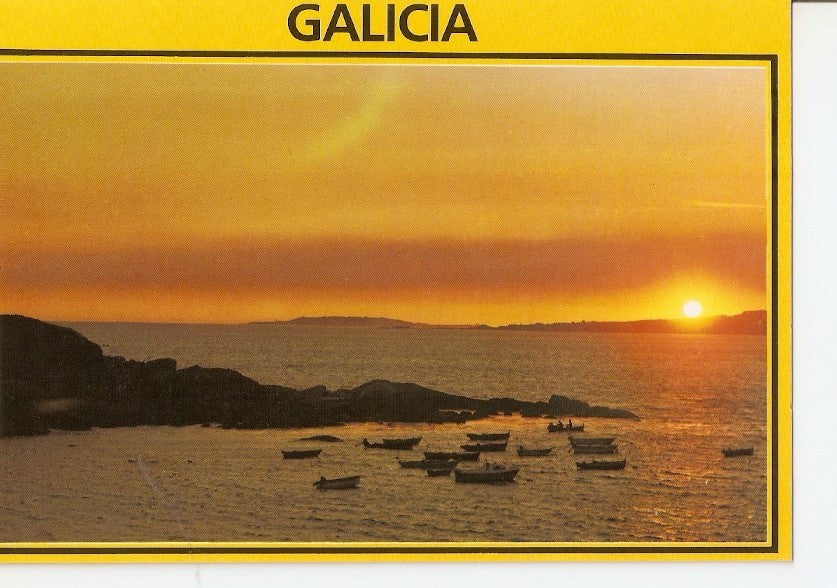 Postal 026592 : Puesta del Sol, Galicia