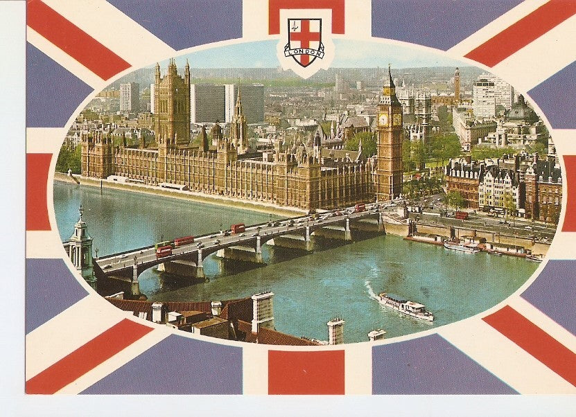 Postal 026621 : The Houses of Parliament and Westminster Bridge, London