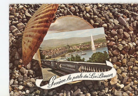Postal 026628 : Geneve, La rade depuis Cologny