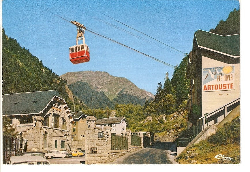 Postal 026638 : Artouste, Gare du telepherique