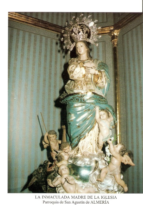 Postal 026661 : La Inmaculada Madre de la Iglesia, Parroquia de San Aguston de Almeria