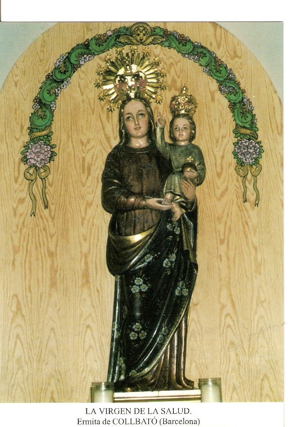 Postal 026665 : La Virgen de la Salud, Ermita de Collbato (Barcelona)