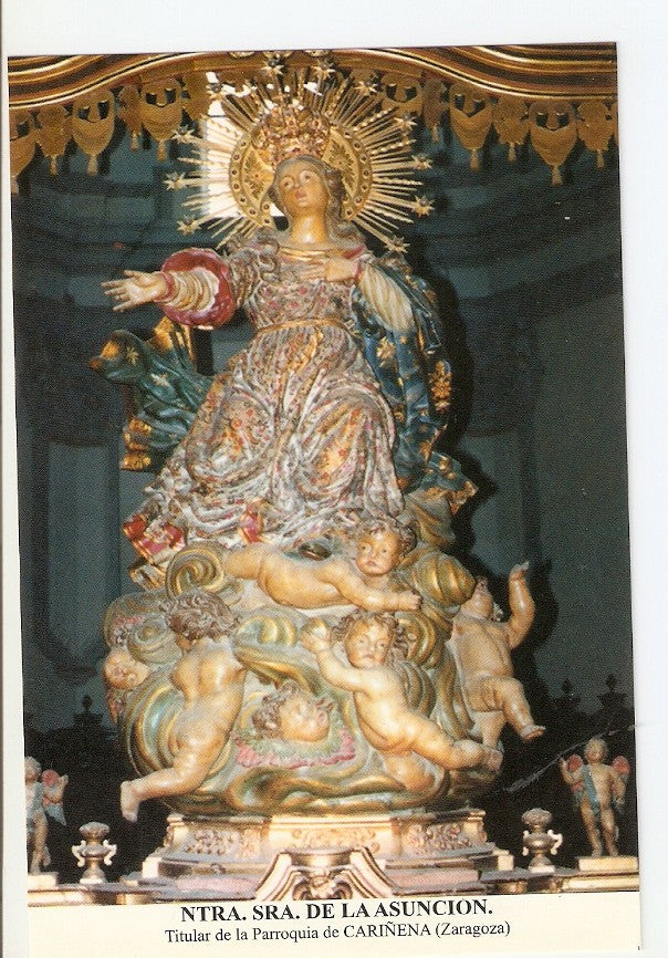 Postal 026680 : Ntra. Sra. De la Asuncion, Titular de la Parroquia de Cariñena (Zaragoza)