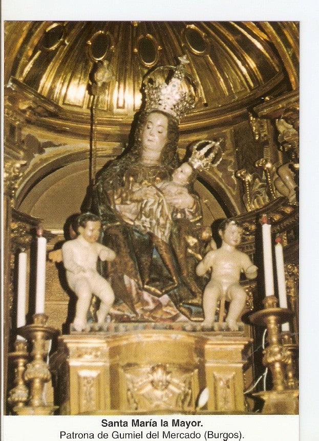 Postal 026692 : Santa Maria la Mayor, Patrona de Gumiel del Mercado (Burgos)