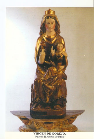Postal 026694 : Virgen de Gorejo, Patrona de Ayuelas (Burgos)