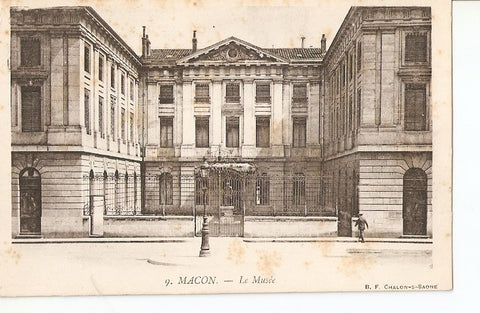 Postal 026786 : Macon. Le Musee, B. F. Chalon-S-Saone