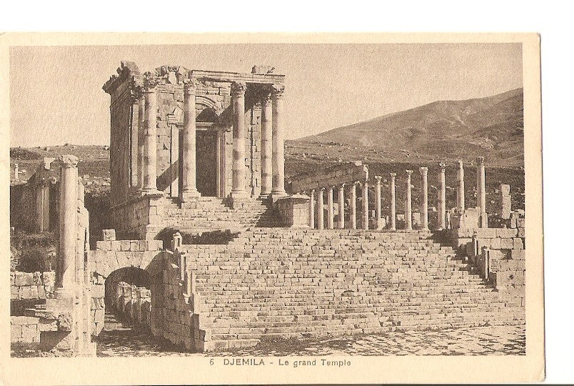 Postal 026788 : Djemila - Le gran Temple