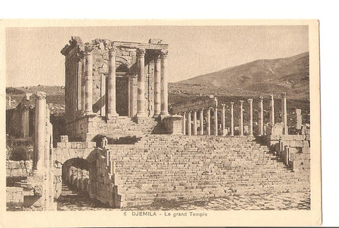 Postal 026788 : Djemila - Le gran Temple