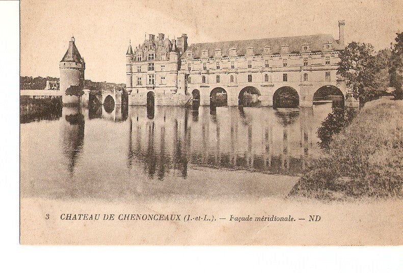 Postal 026791 : Chateau de Chenonceaux, Façade meridionale