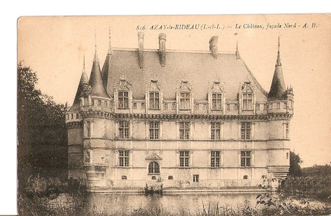 Postal 026792 : Azay-le-Rideau. Le Château, façade Nord