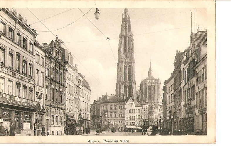 Postal 026798 : Anvers, Canal au Sucre