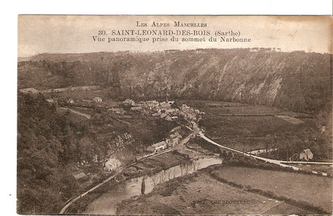 Postal 026800 : Les Alpes Mancelles. Saint-Leonar-des-Bois (Sarthe), prse du somnet du Narbonne