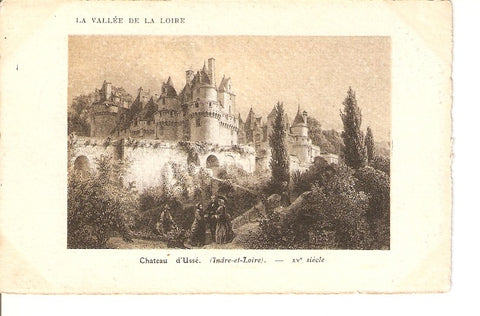Postal 026828 : Le vallee de la Loire, Châterau dUsse